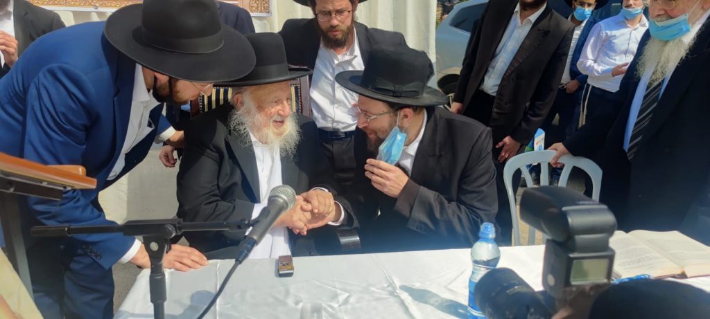 תיעוד: מרן ראש הישיבה הגיע לעפולה
