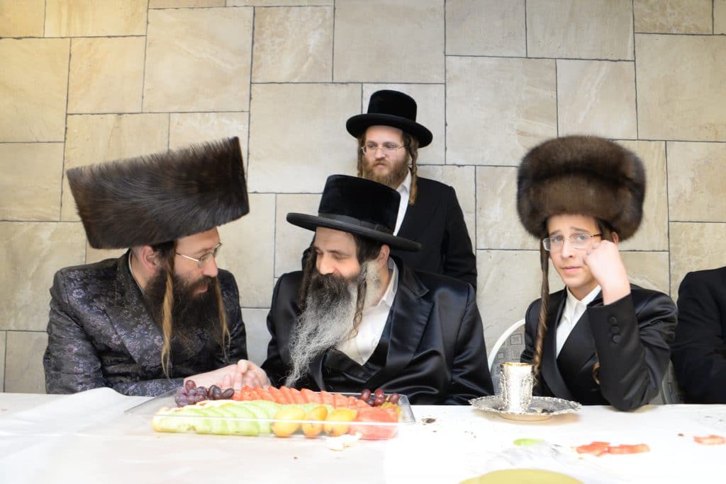 גלריה: שמחת הבר מצווה לבן האדמו"ר מספינקא גני גד