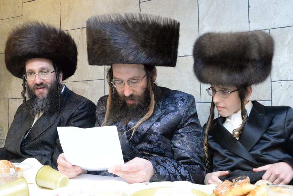 גלריה: שמחת הבר מצווה לבן האדמו"ר מספינקא גני גד