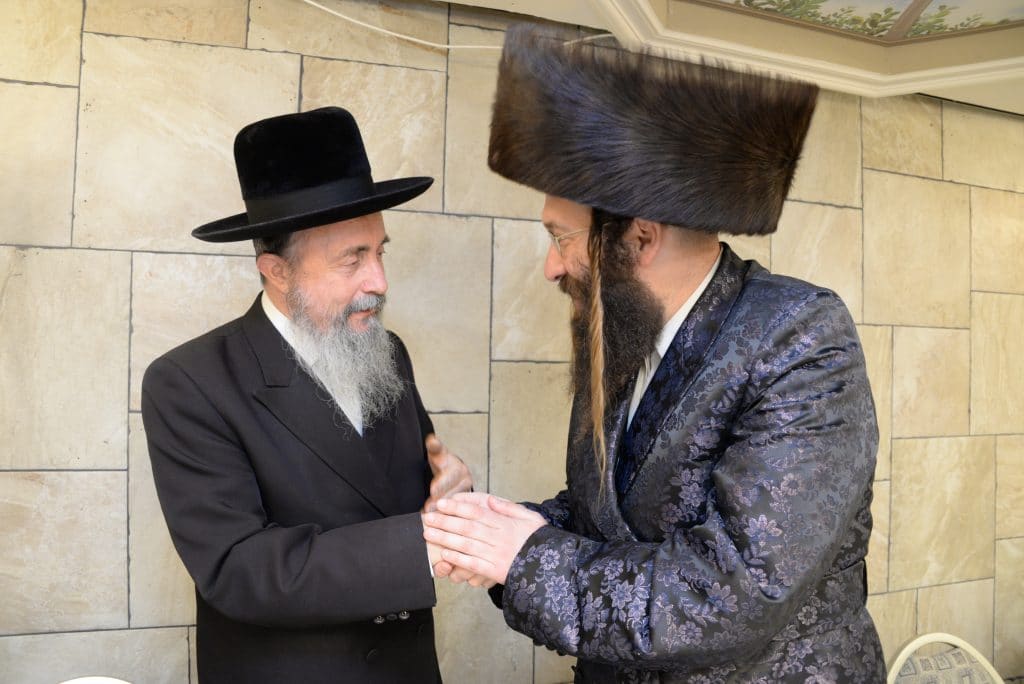 גלריה: שמחת הבר מצווה לבן האדמו"ר מספינקא גני גד