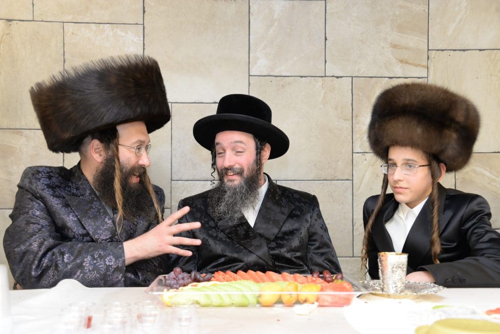 גלריה: שמחת הבר מצווה לבן האדמו"ר מספינקא גני גד