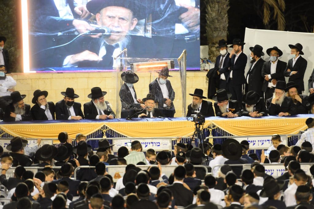 כִּי-גָדוֹל בְּקִרְבֵּךְ: מרן ראש הישיבה הגיע למודיעין עילית