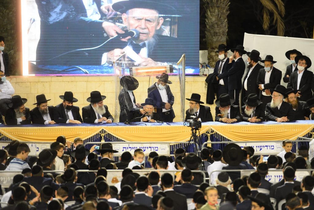 כִּי-גָדוֹל בְּקִרְבֵּךְ: מרן ראש הישיבה הגיע למודיעין עילית