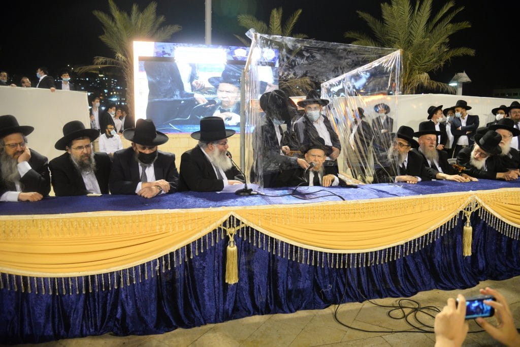 כִּי-גָדוֹל בְּקִרְבֵּךְ: מרן ראש הישיבה הגיע למודיעין עילית