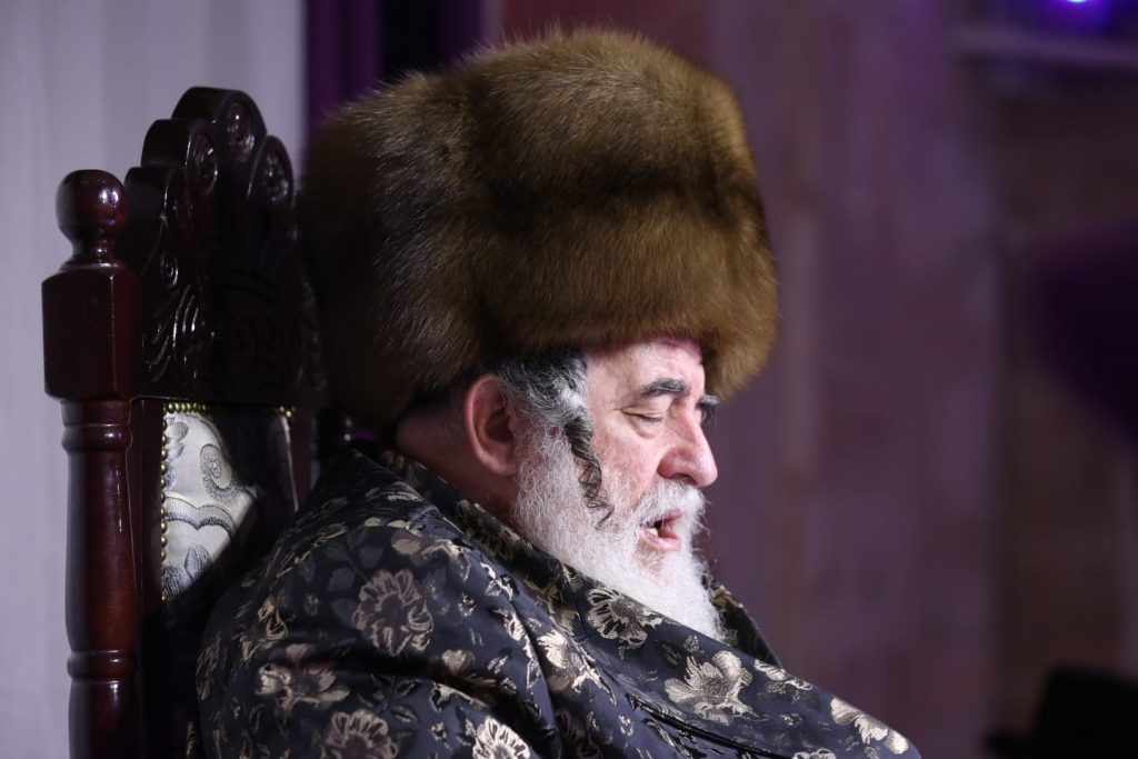 האדמו"ר מויזניץ בדינר לתומכי קהילת "ישועות משה" בחיפה • גלריה