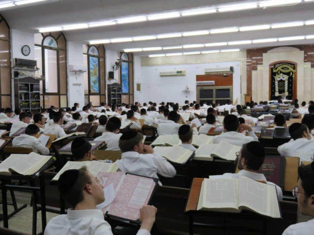 התרגשות ב'גרודנא': ראש הישיבה חזר ומסר את השיעור