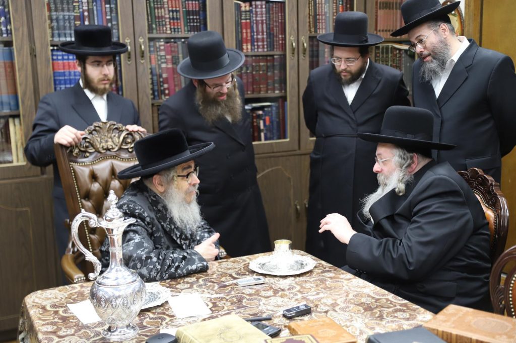 הרה"צ רבי נחמיה אלתר בביקור ארה"ב