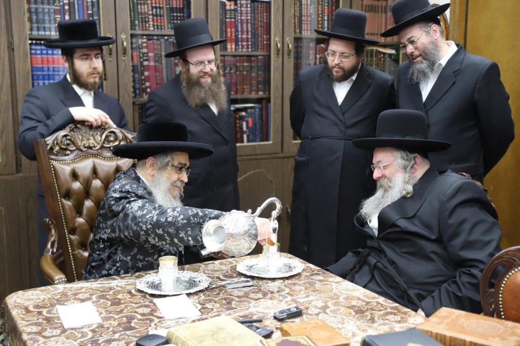 הרה"צ רבי נחמיה אלתר בביקור ארה"ב