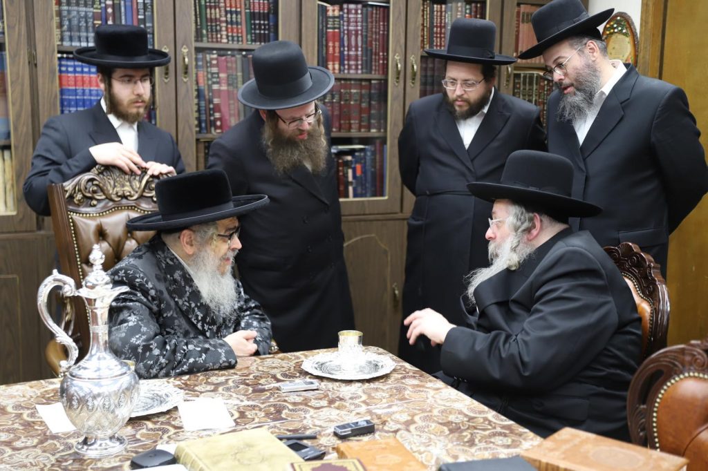 הרה"צ רבי נחמיה אלתר בביקור ארה"ב