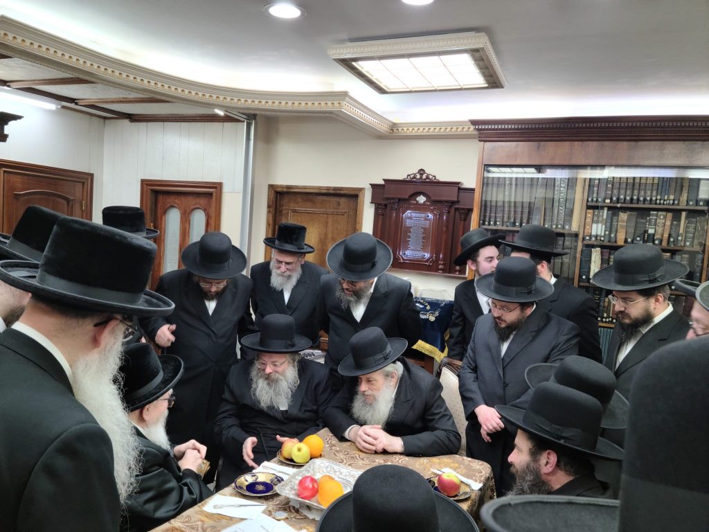 הרה"צ רבי נחמיה אלתר בביקור ארה"ב