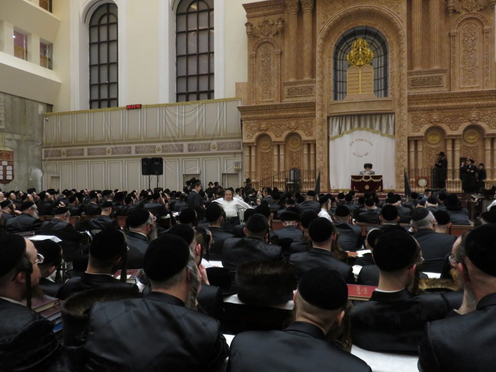 הגר"מ שטרנבוך לאדמו"ר מויז'ניץ: הבית מדרש הזה כמו אלכסנדריה של מצרים