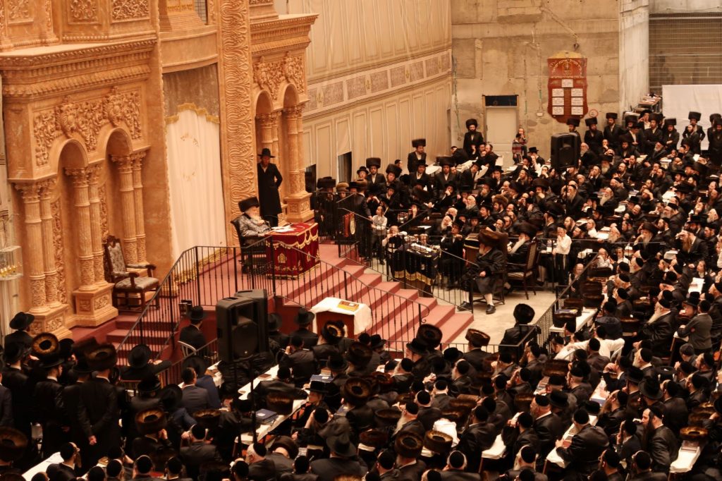 הגר"מ שטרנבוך לאדמו"ר מויז'ניץ: הבית מדרש הזה כמו אלכסנדריה של מצרים