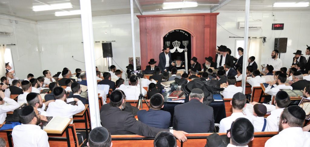 מרן ראש הישיבה בביקור חיזוק בבית שמש