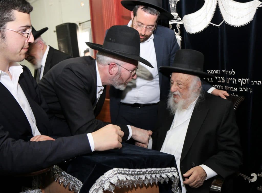 מרן ראש הישיבה בביקור חיזוק בבית שמש