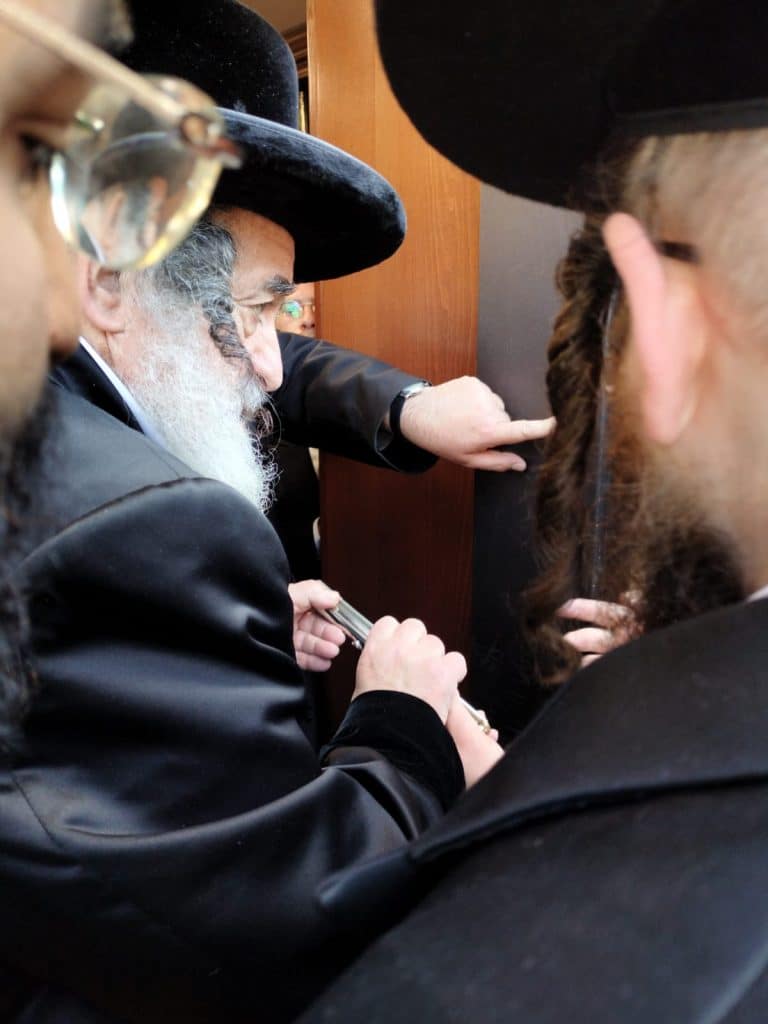 האדמו"ר מויז'ניץ הגיע לביקור במירון