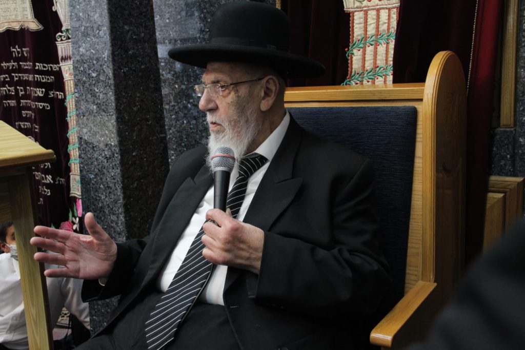 חכם שלום כהן ספד לגאון רבי יהודה זיאת זצ"ל מייסד מוסדות שתילי זיתים • גלריה