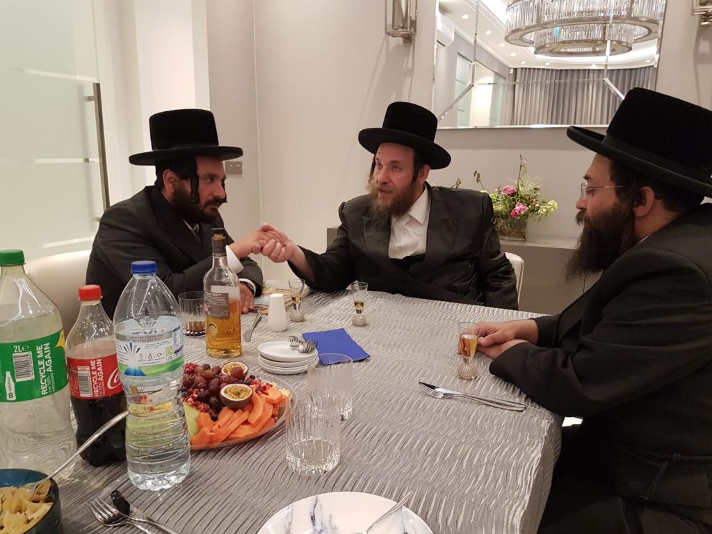 גלריה מסכמת: ביקורו של אב"ד ויז'ניץ אלעד בלונדון