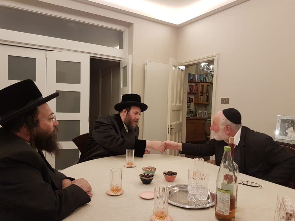 גלריה מסכמת: ביקורו של אב"ד ויז'ניץ אלעד בלונדון