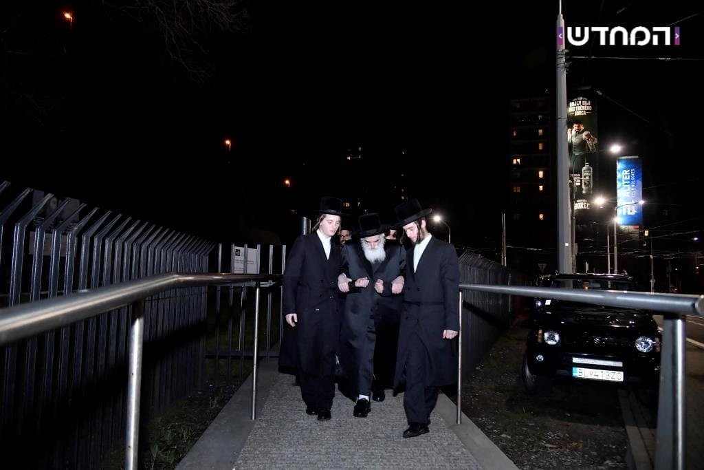 האדמו"ר מויז'ניץ בביקור בוינה • גלריה