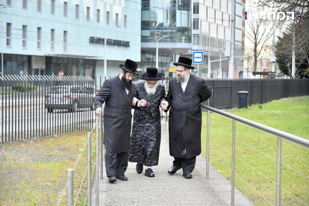 האדמו"ר מויז'ניץ בביקור בוינה • גלריה