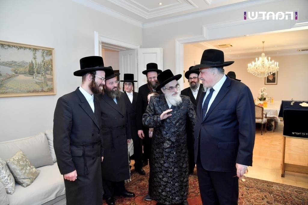 האדמו"ר מויז'ניץ בביקור בוינה • גלריה