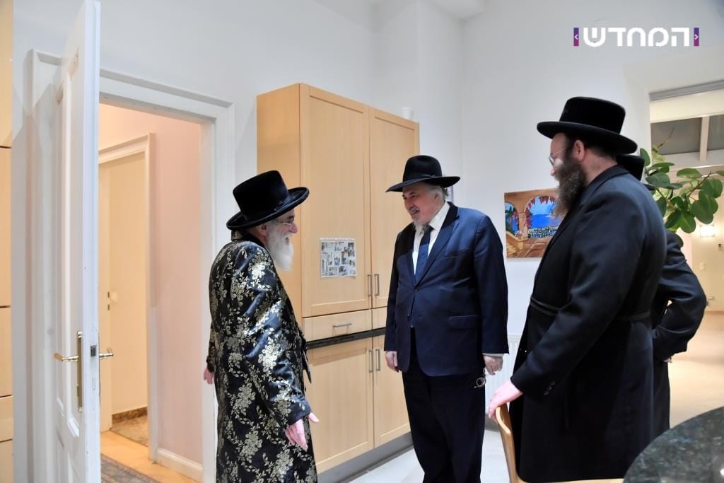 האדמו"ר מויז'ניץ בביקור בוינה • גלריה