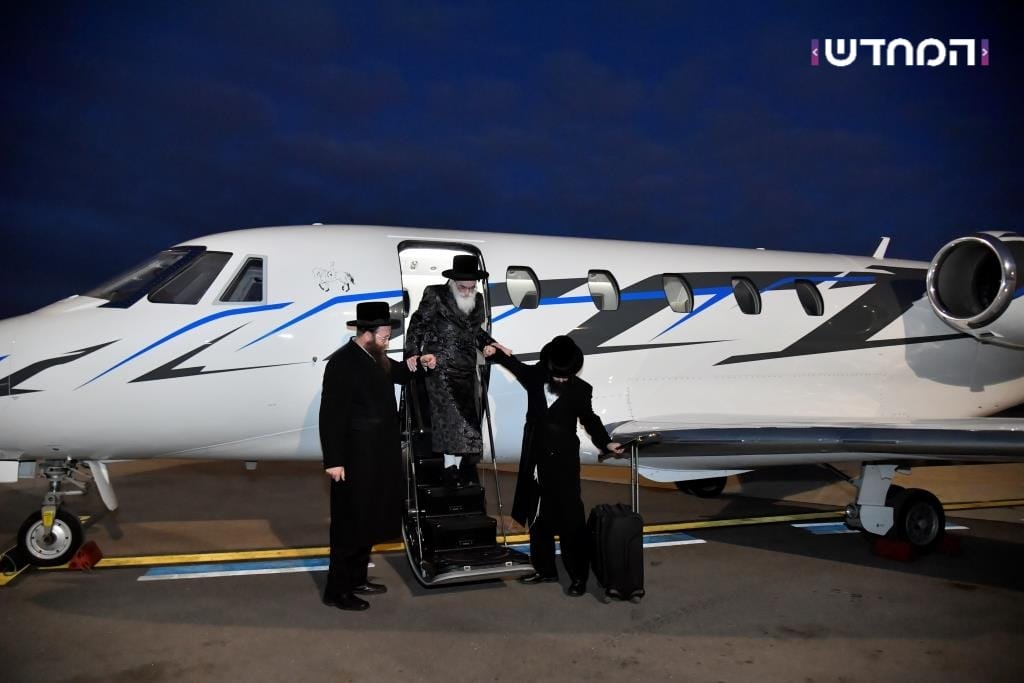 האדמו"ר מויז'ניץ בביקור בוינה • גלריה