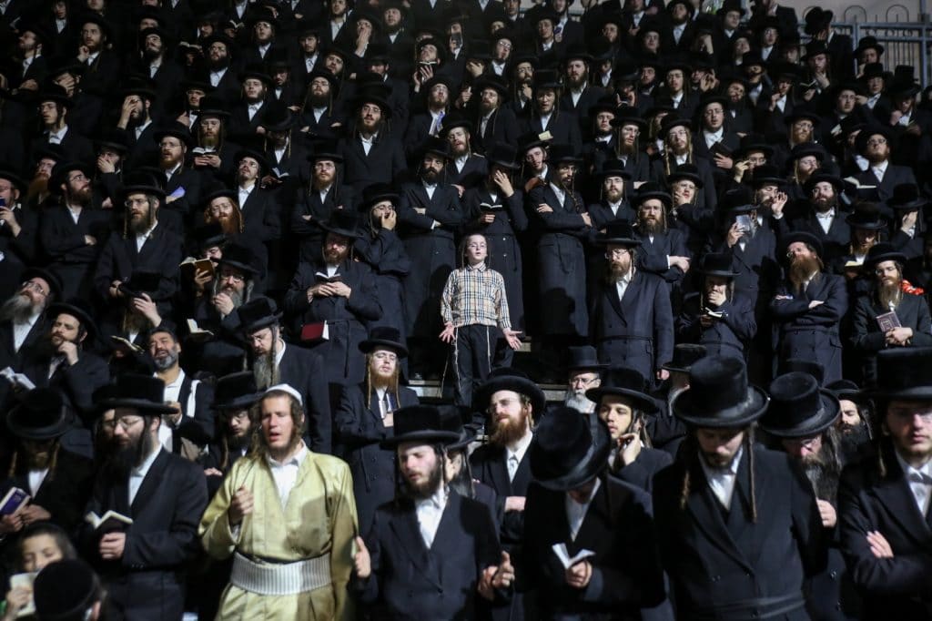 ערב ל"ג בעומר: האדמו"ר מדארג הגיע למירון