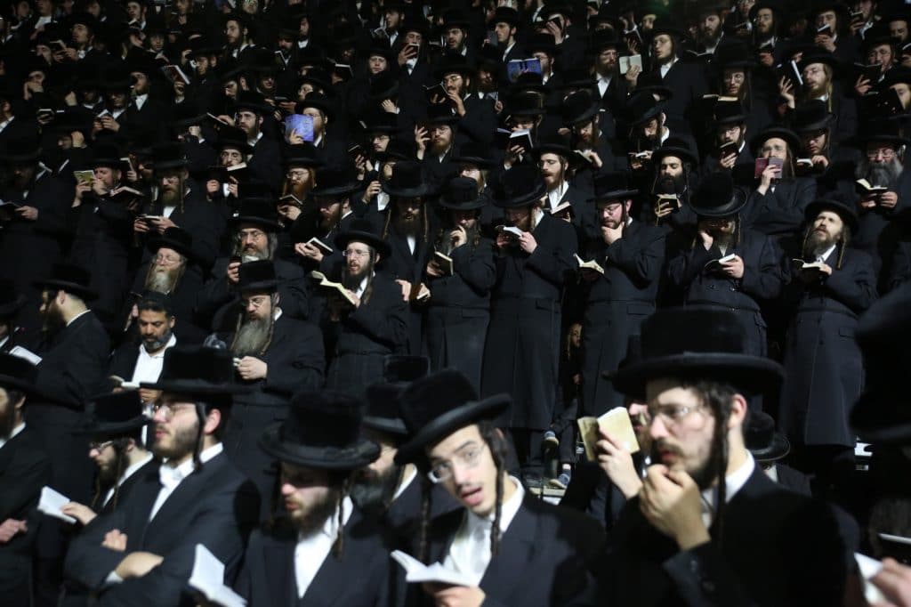 ערב ל"ג בעומר: האדמו"ר מדארג הגיע למירון