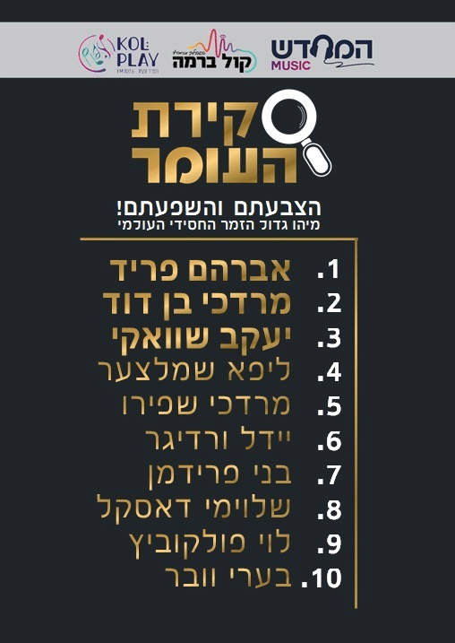 הצבעתם והשפעתם // אברהם פריד הוא גדול הזמר החסידי