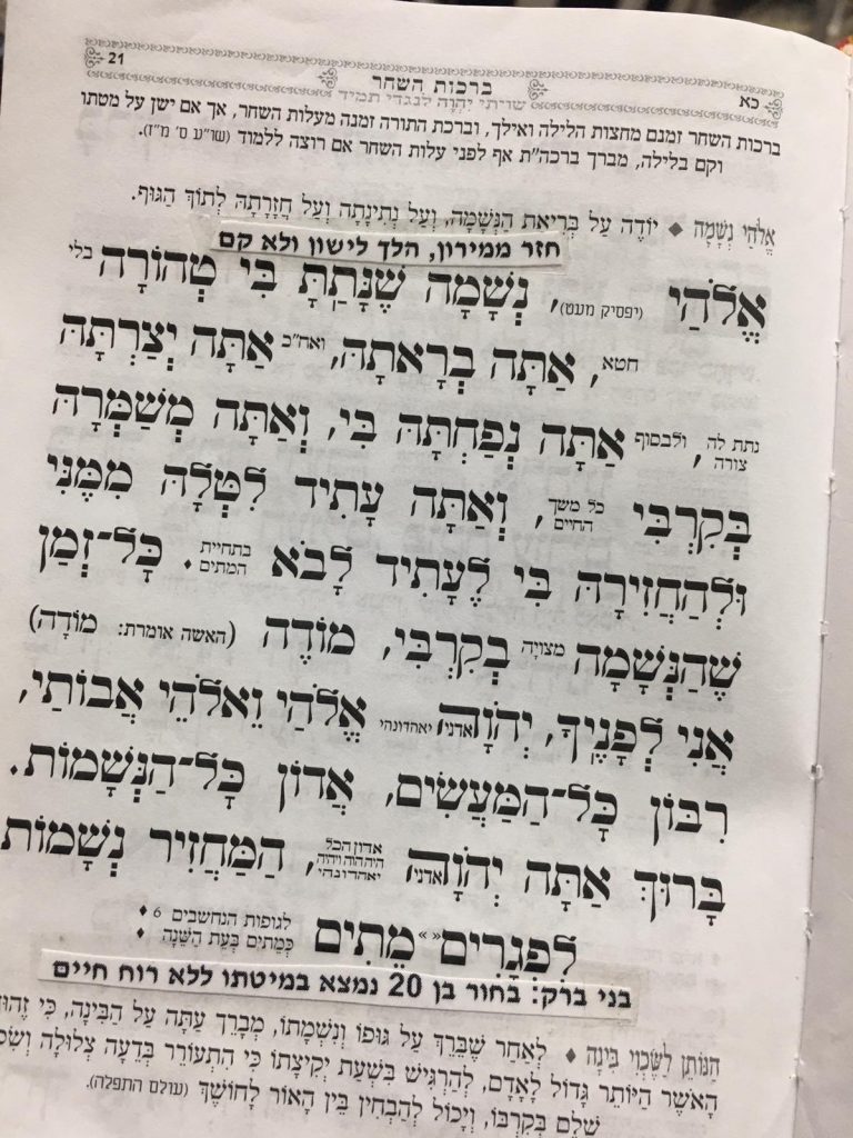 גזרי עיתון שנמצאו אצל ההרוג על אסון שהיה בחזור ממירון