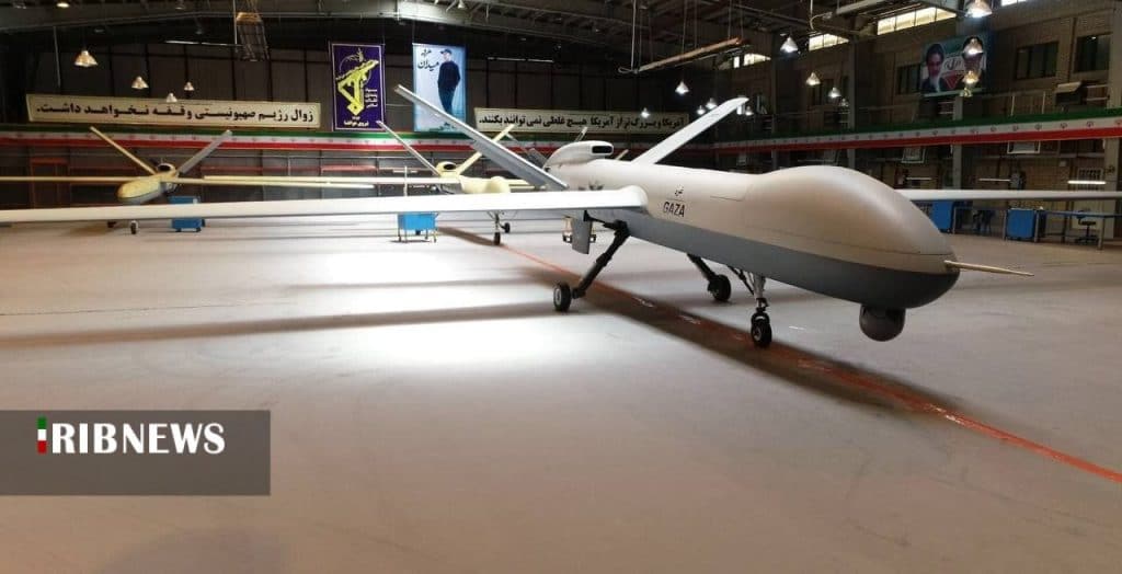 טהרן מציגה מל"ט חדש המכונה "עזה"