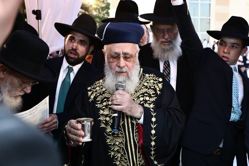 יו"ר ש"ס שר הפנים אריה דרעי חיתן את בתו • גלריה