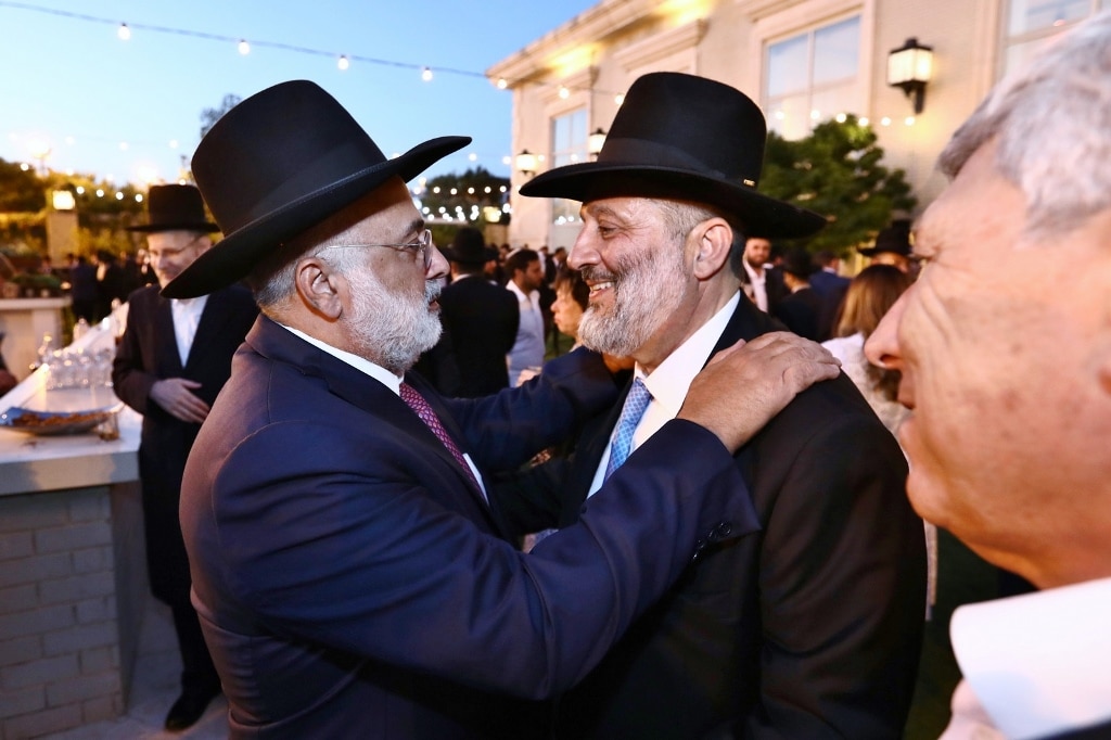 יו"ר ש"ס שר הפנים אריה דרעי חיתן את בתו • גלריה