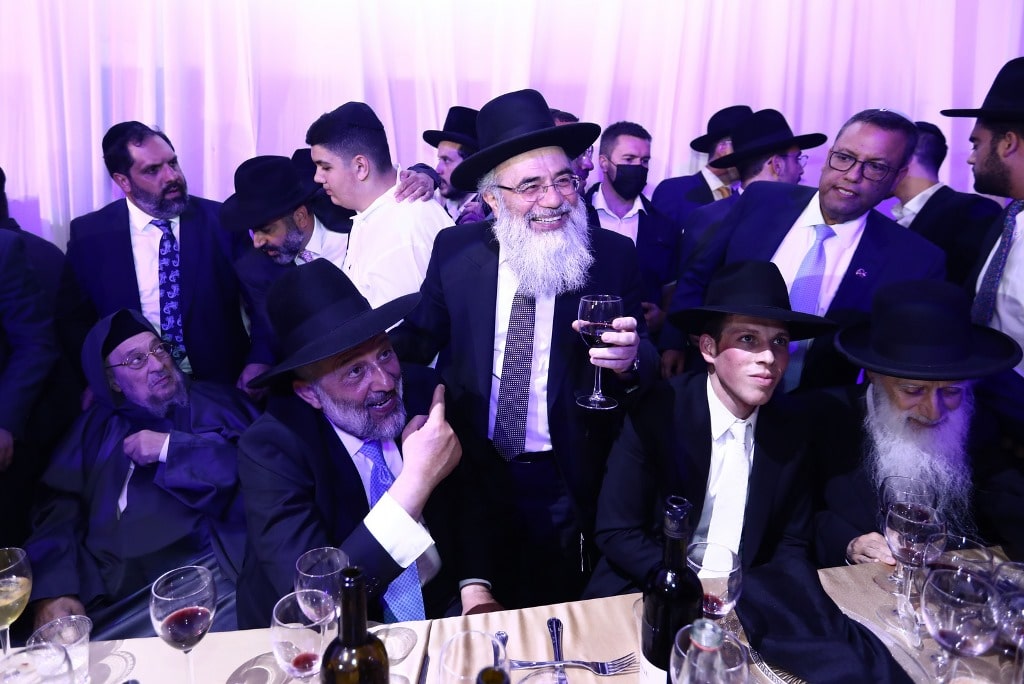 יו"ר ש"ס שר הפנים אריה דרעי חיתן את בתו • גלריה