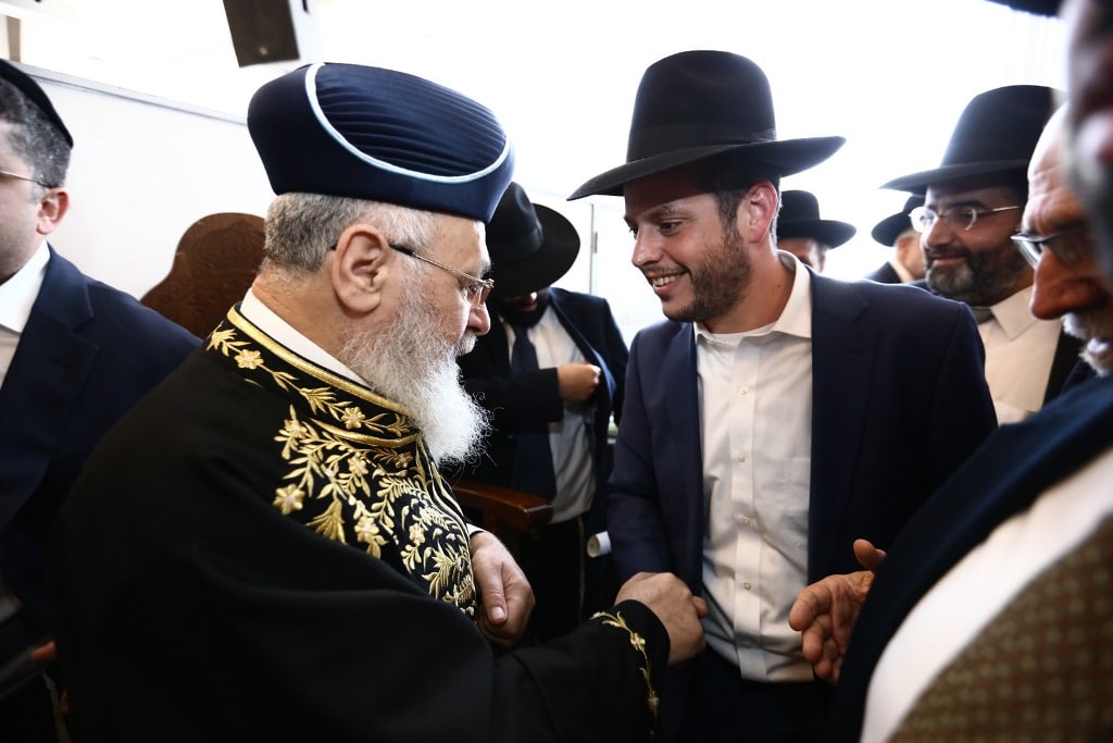 גלריה: הראשון לציון הכניס את נכדו בבריתו של אברהם אבינו