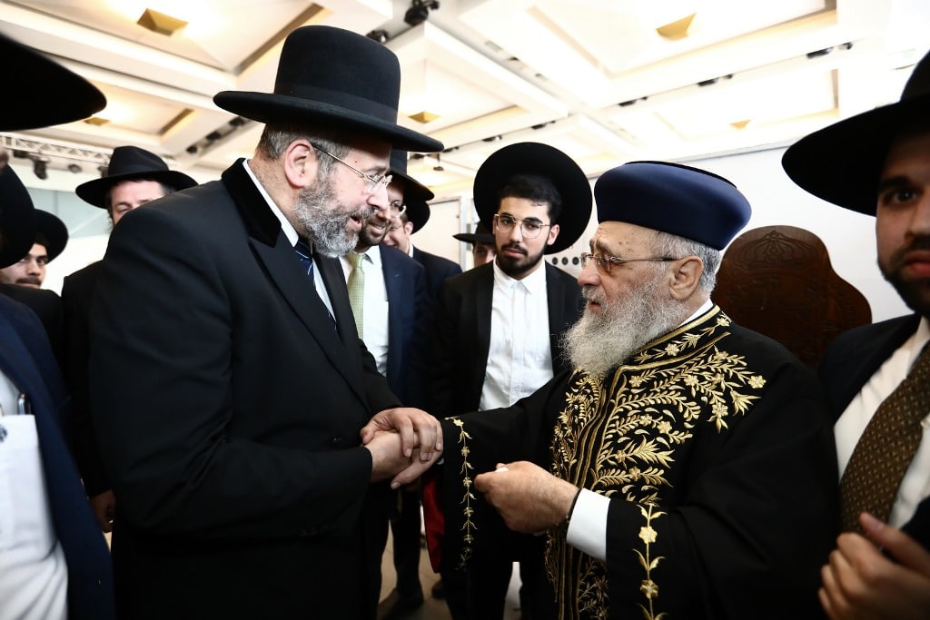 גלריה: הראשון לציון הכניס את נכדו בבריתו של אברהם אבינו