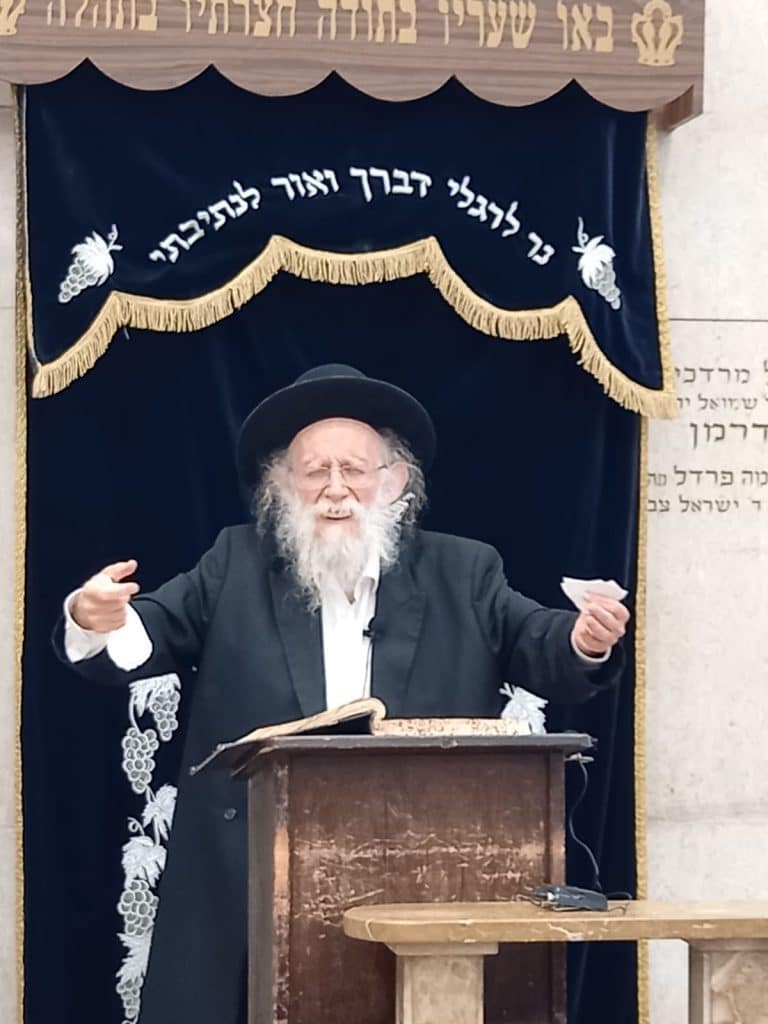 הגר"ש גלאי בשיחת חיזוק ב'בית מאיר'
