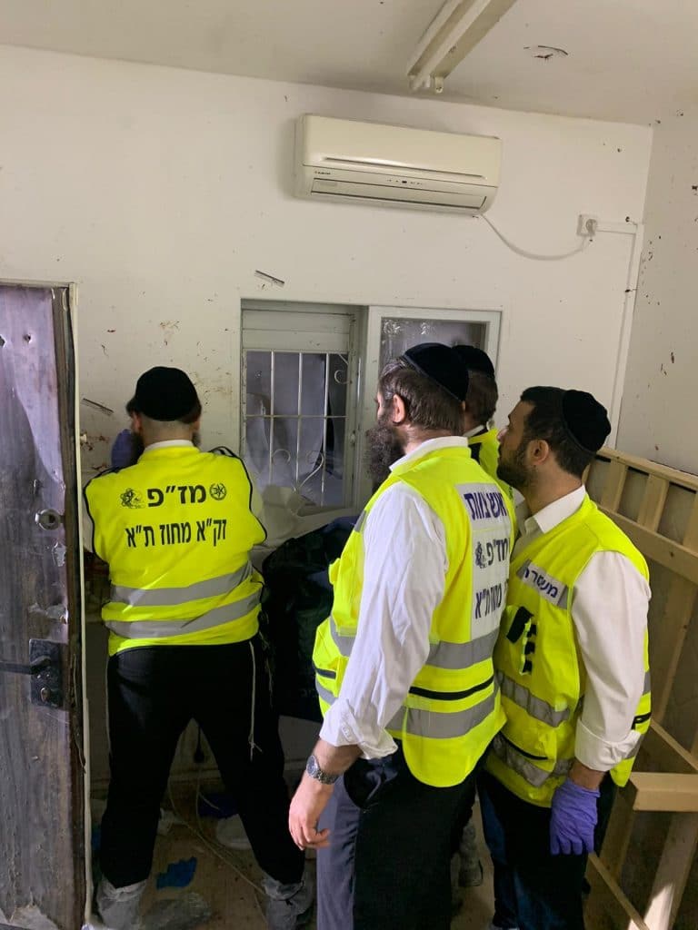 לאחר הנפילה בר''ג: מתנדבי זק''א פועלים במקום