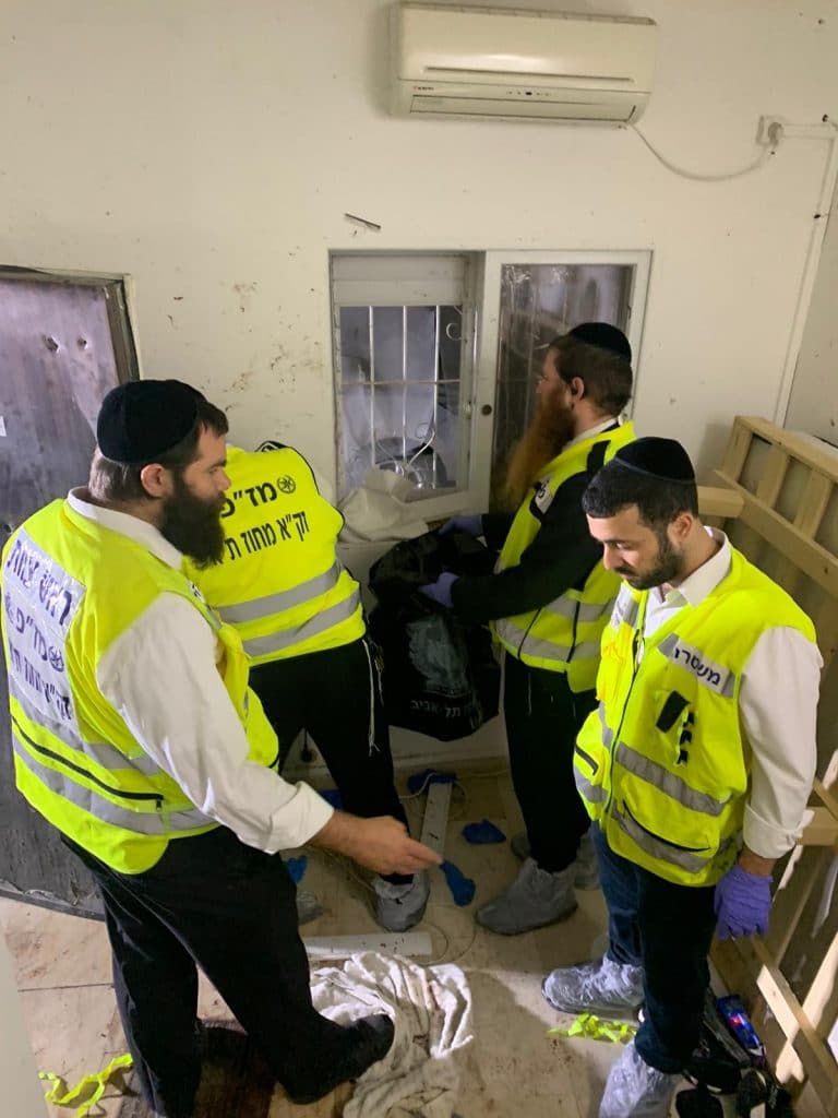 לאחר הנפילה בר''ג: מתנדבי זק''א פועלים במקום