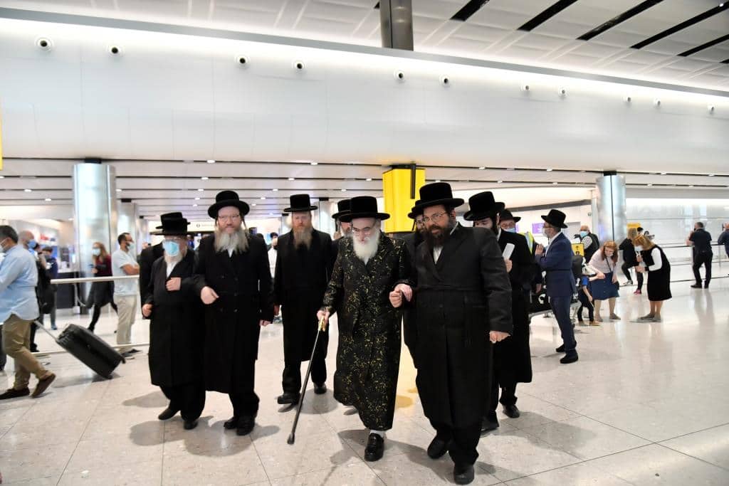 האדמו"ר מויז'ניץ ביקר בלונדון