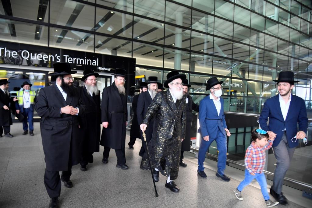 האדמו"ר מויז'ניץ ביקר בלונדון