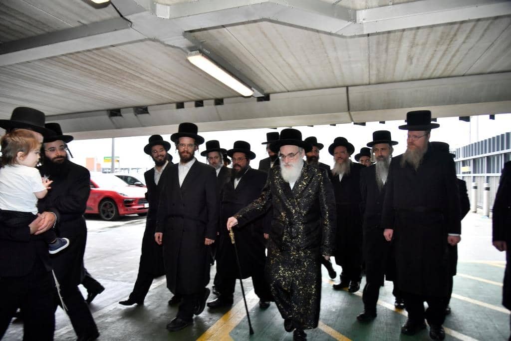 האדמו"ר מויז'ניץ ביקר בלונדון