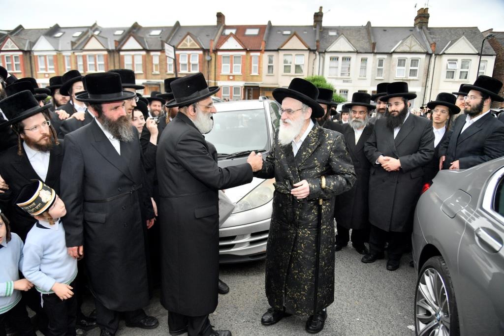 האדמו"ר מויז'ניץ ביקר בלונדון