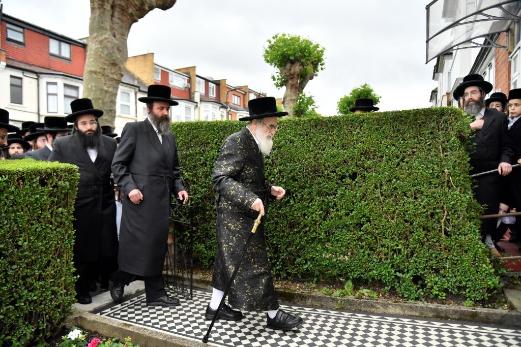 האדמו"ר מויז'ניץ ביקר בלונדון