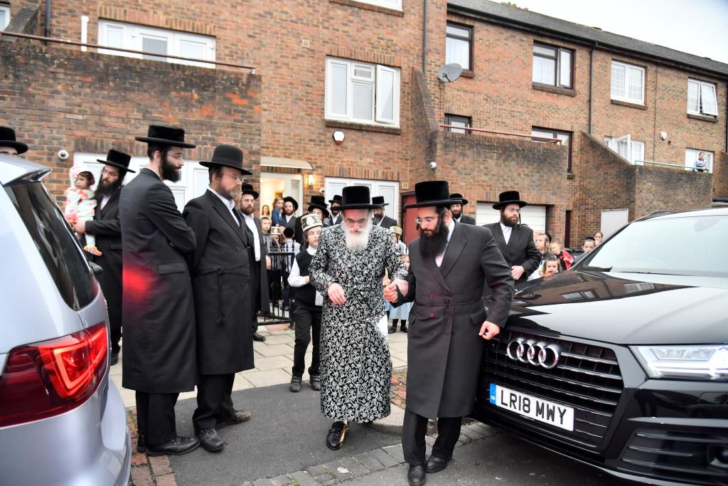 האדמו"ר מויז'ניץ ביקר בלונדון