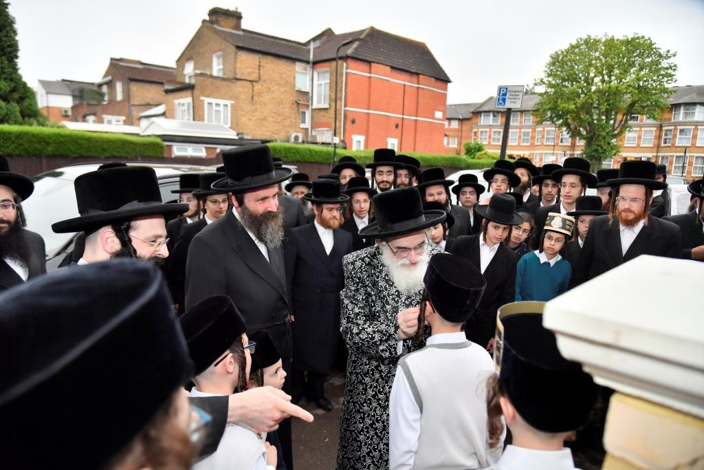 האדמו"ר מויז'ניץ ביקר בלונדון