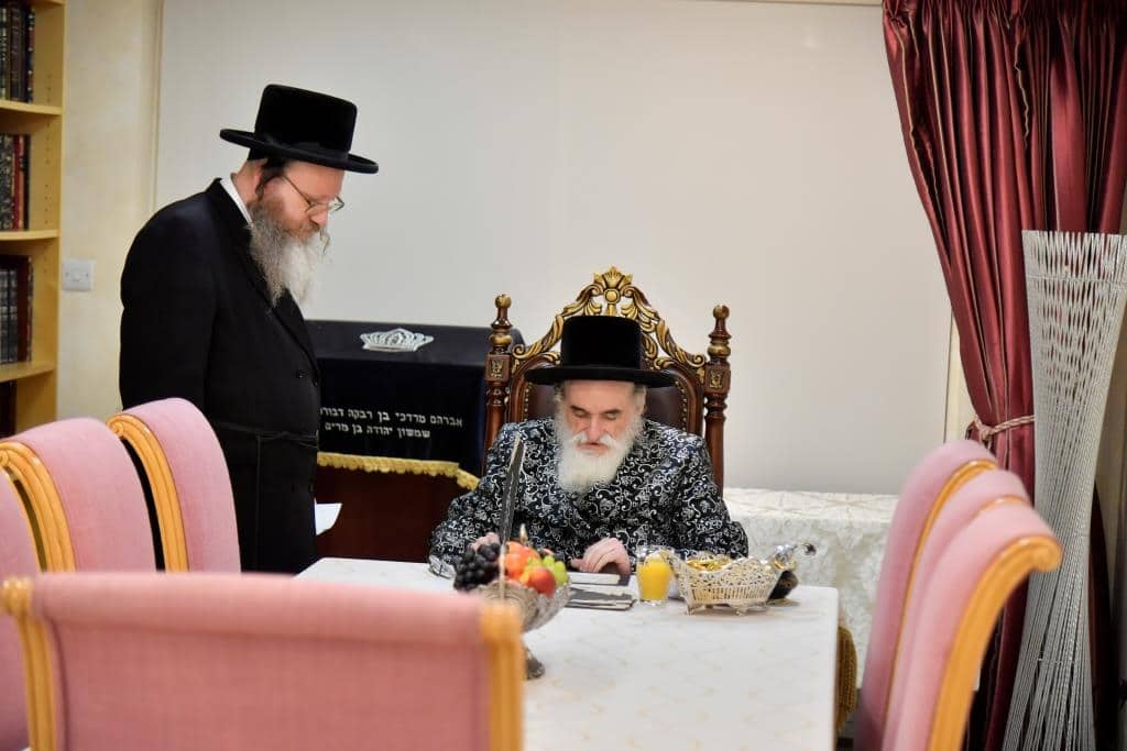 האדמו"ר מויז'ניץ ביקר בלונדון