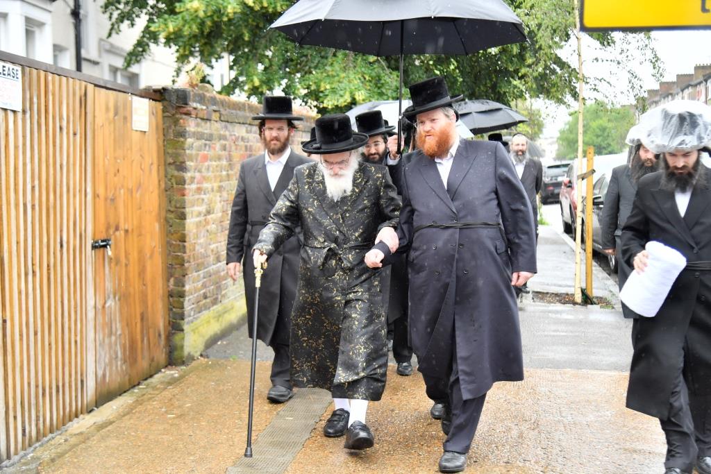 האדמו"ר מויז'ניץ ביקר בלונדון