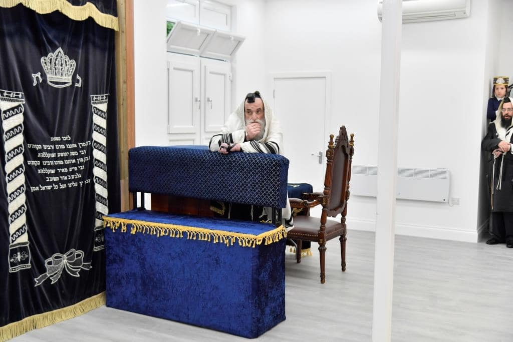 האדמו"ר מויז'ניץ ביקר בלונדון